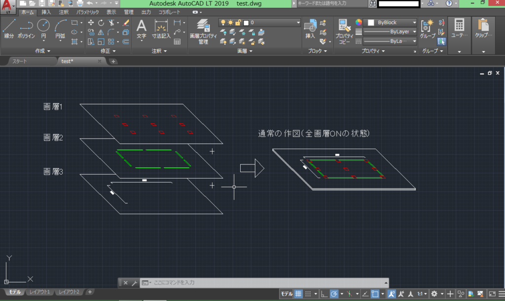 Autocad Autocad Ltの画層 レイヤー の仕組み No Architecture No Life