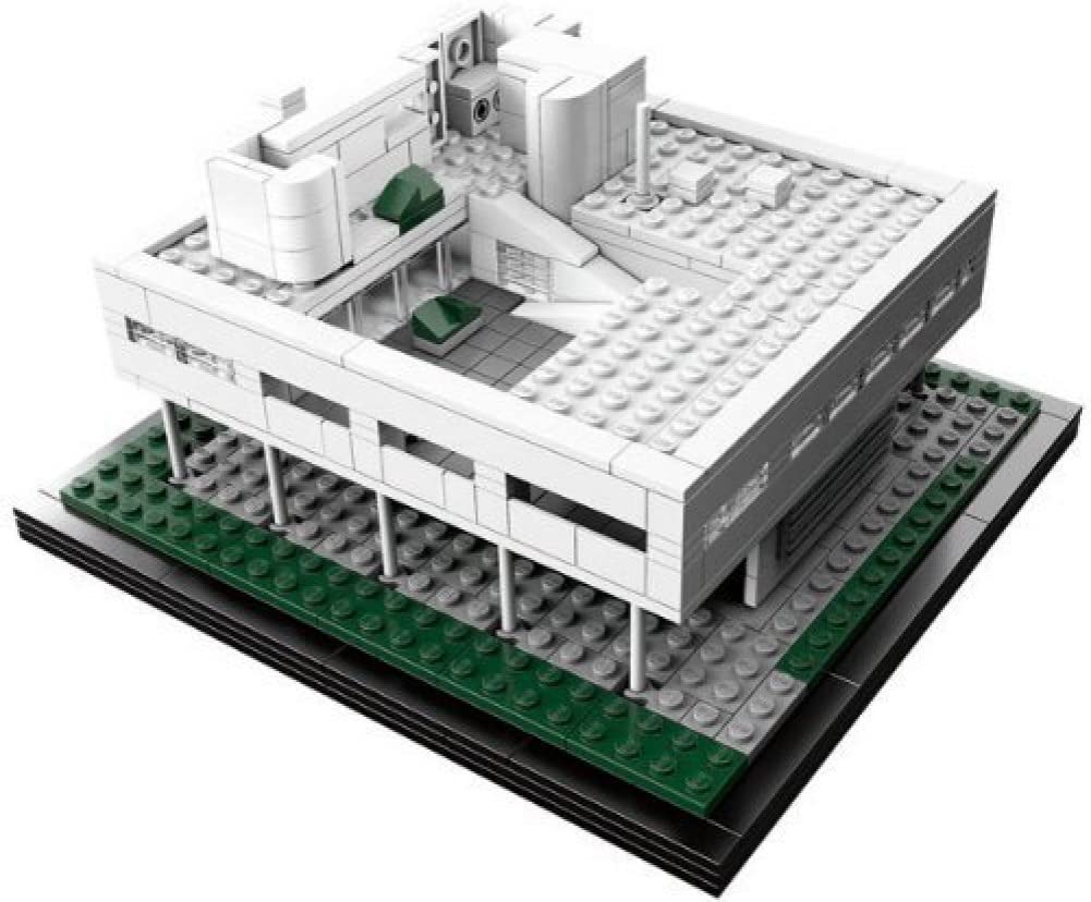 LEGO（レゴ）アーキテクチャーシリーズ「サヴォア邸」 屋上や俯瞰もレゴのパーツで再現の参考画像
